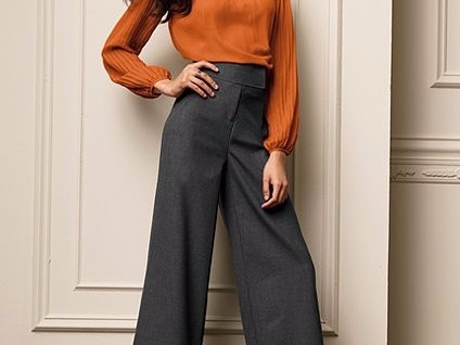 阔腿裤穿搭全指南从选款到搭配穿出松弛高级感